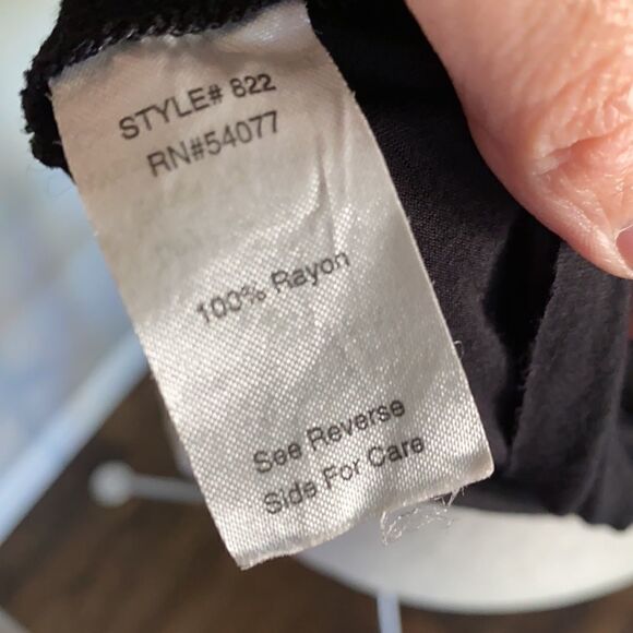 Cabi | 822 Black Waterfall Ruffled Tank | M - Picture 6 of 7